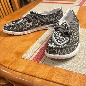 Gypsy Jazz slip on shoes. Never worn.